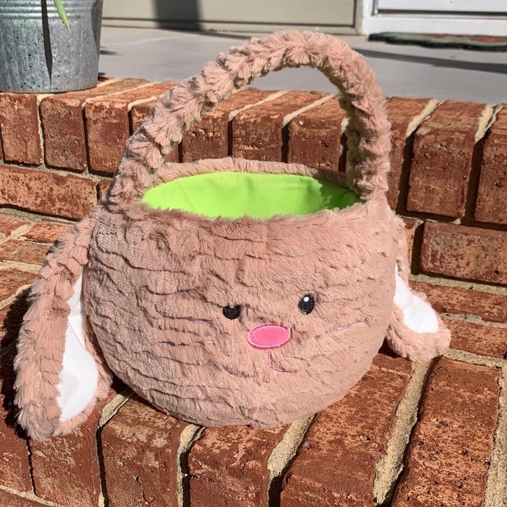Brown Bunny Easter basket